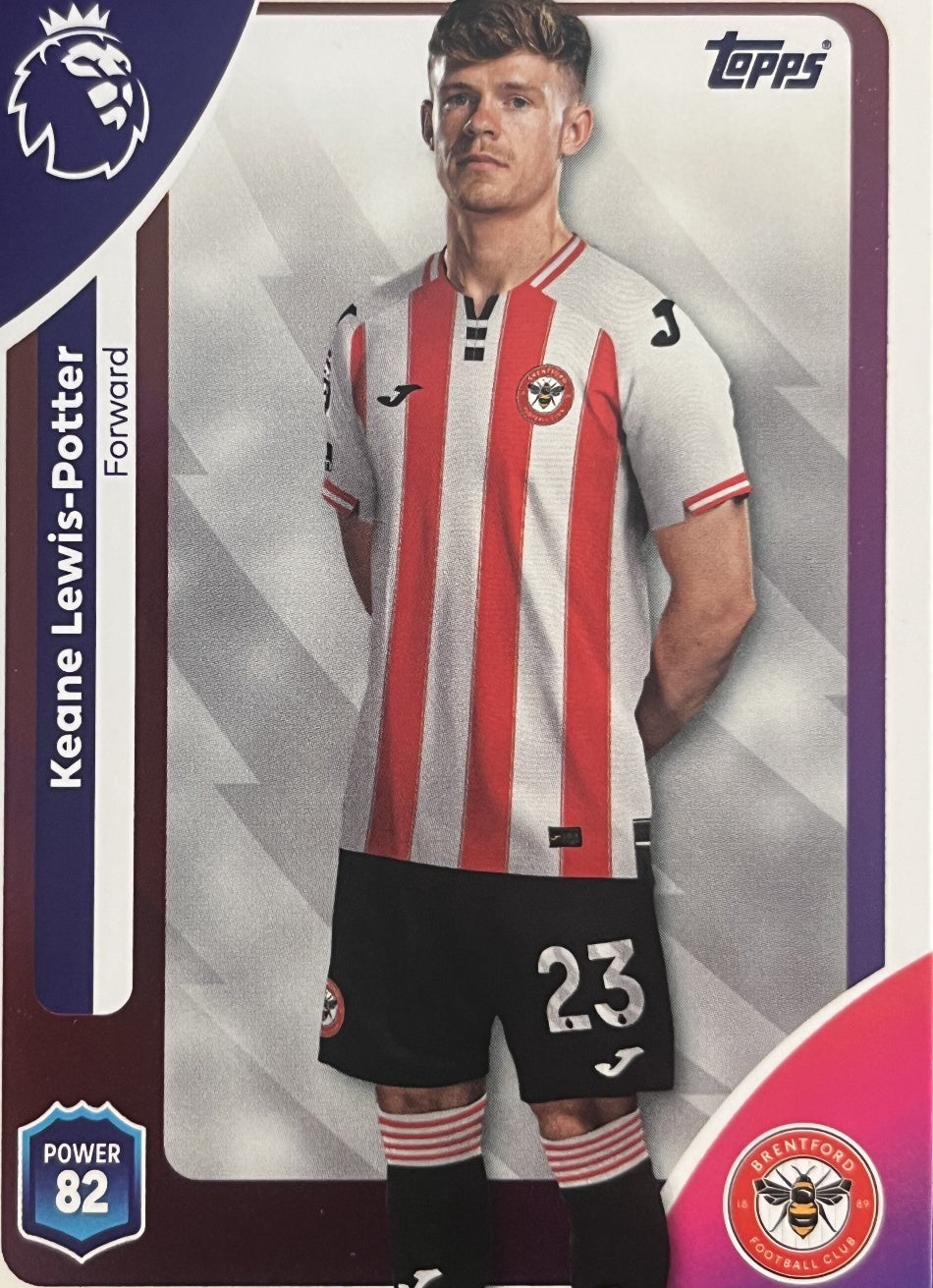 Keane Lewis-Potter 2026 2026 Topps Premier League #66