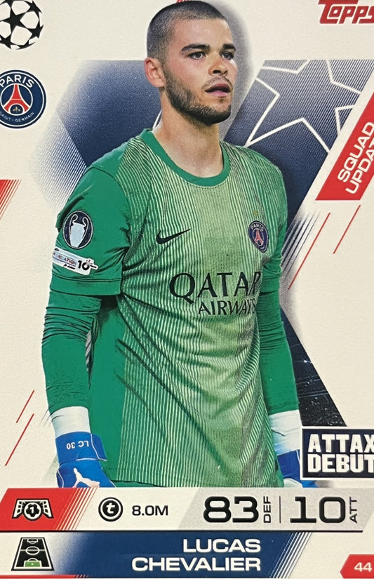 Lucas Chevalier 2026 2026 Topps Match Attax Extra 2026 #44