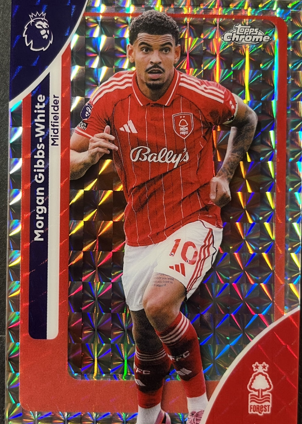 Morgan Gibbs-White 2026 2026 Topps Premier League Chrome #154