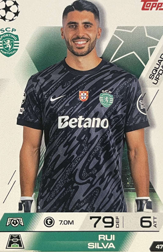 Rui Silva 2026 2026 Topps Match Attax Extra 2026 #47