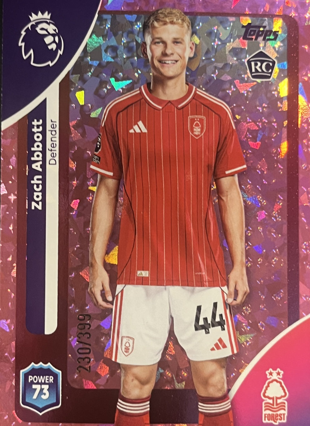 Zach Abbott 2026 2026 Topps Premier League #241
