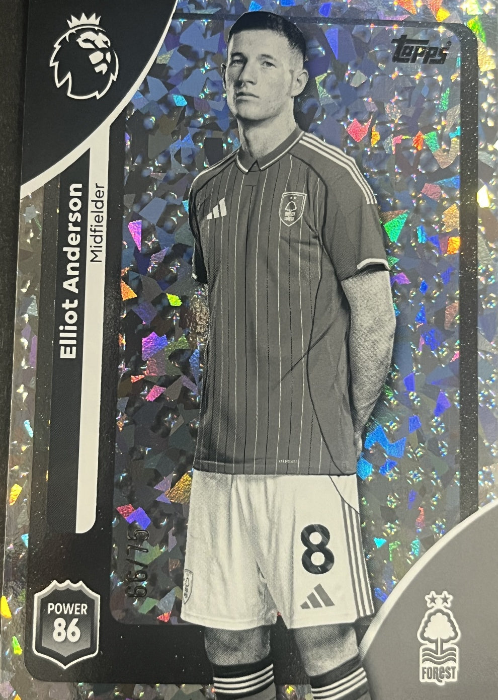 Elliot Anderson 2026 2026 Topps Premier League #244