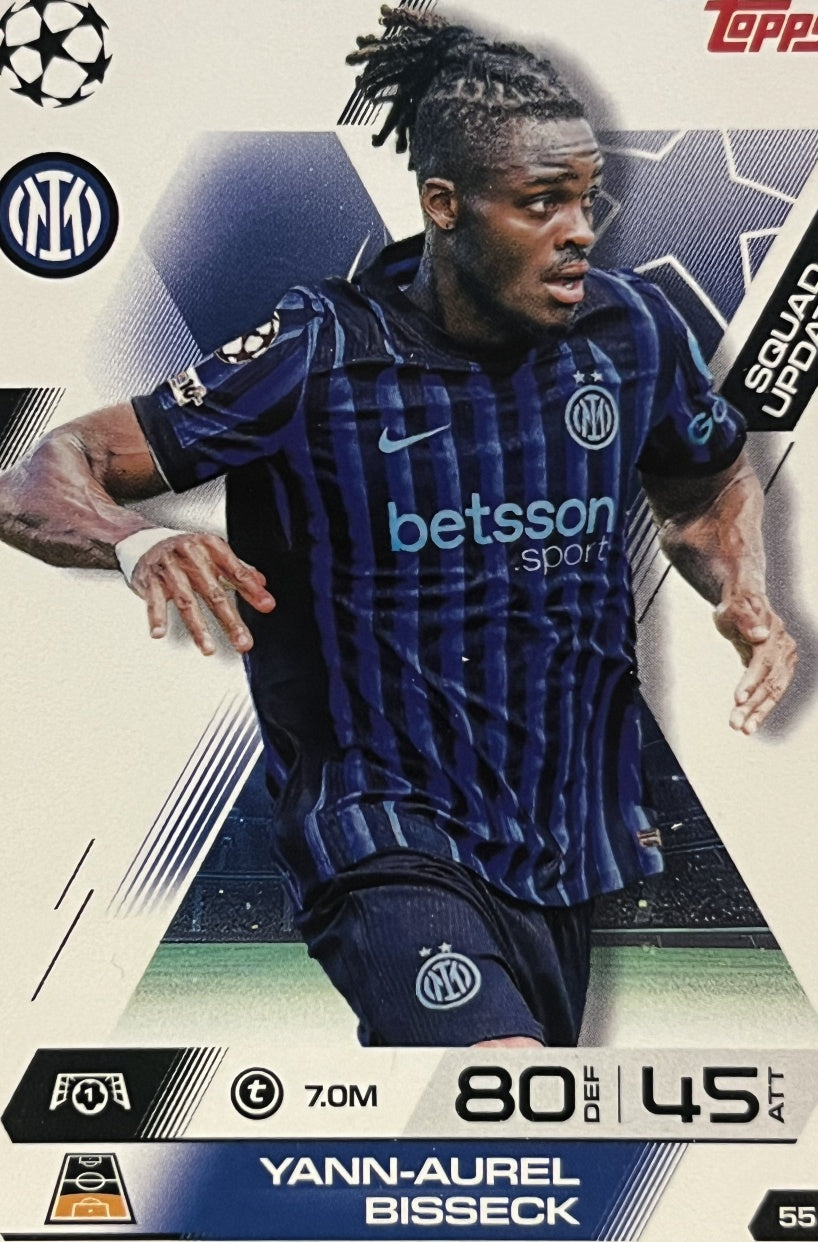 Yann-Aurel Bisseck 2026 2026 Topps Match Attax Extra 2026 #55