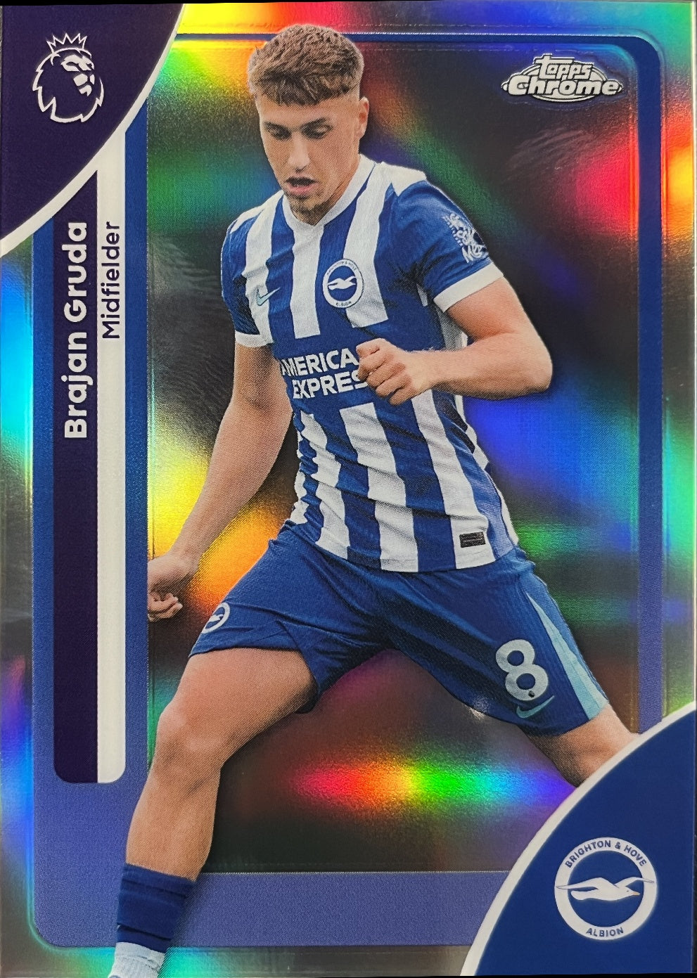 Brajan Gruda 2026 2026 Topps Premier League Chrome #41