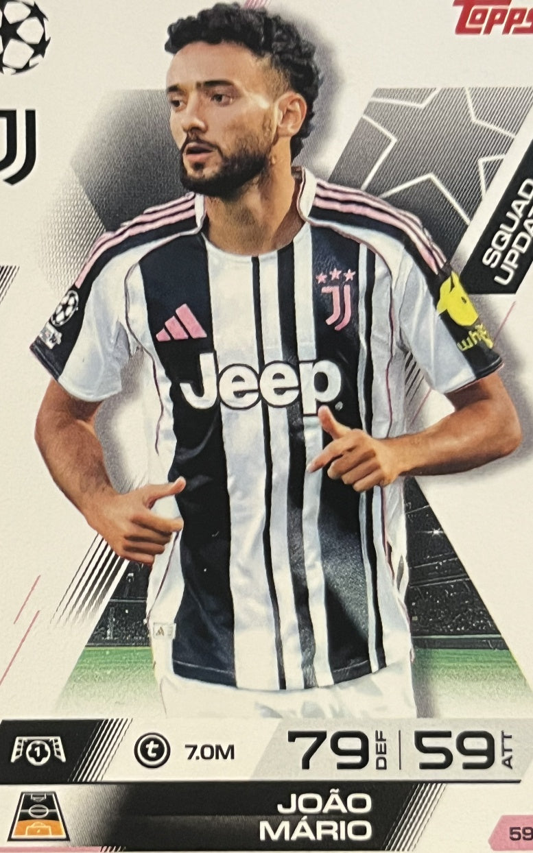 João Mario 2026 2026 Topps Match Attax Extra 2026 #59