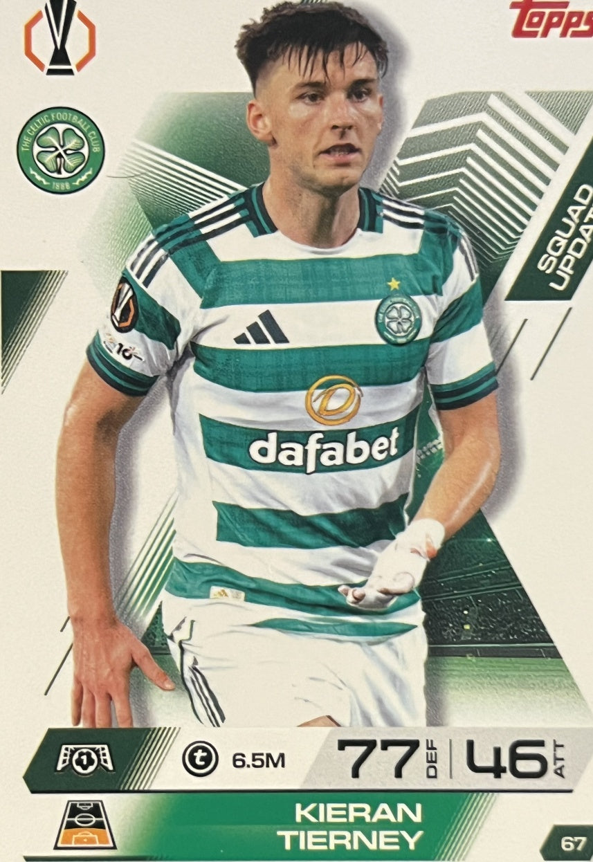 Kieran Tierney 2026 2026 Topps Match Attax Extra 2026 #67
