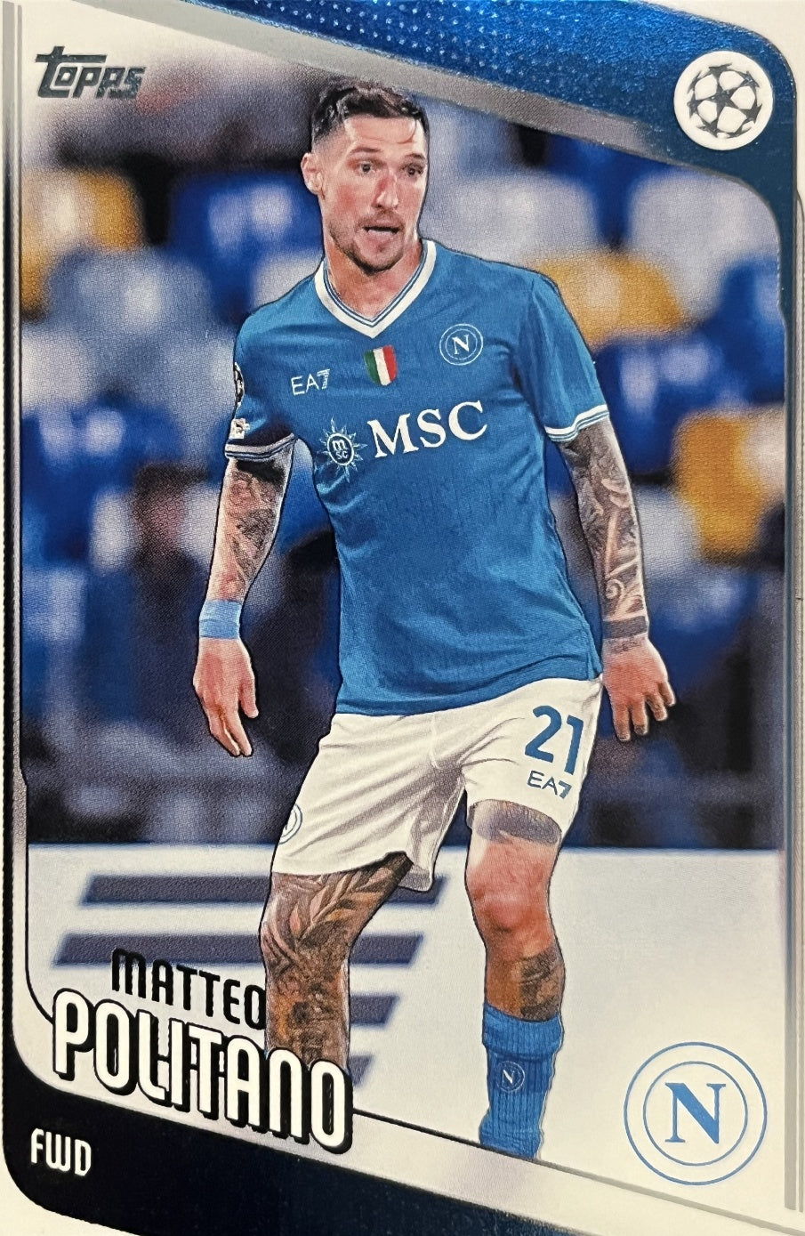 Matteo Politano 2026 2026 Topps UCC Flagship #7