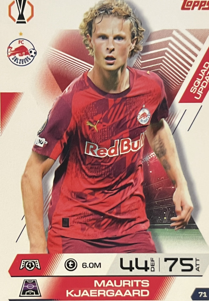 Maurits Kjaergaard 2026 2026 Topps Match Attax Extra 2026 #71