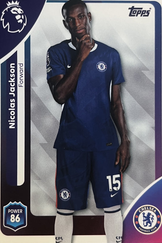 Nicolas Jackson 2026 2026 Topps Premier League #104