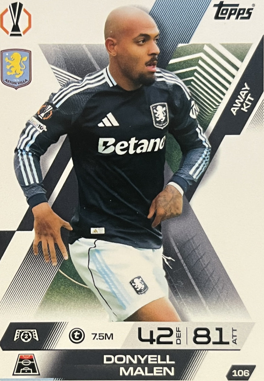 Donyell Malan 2026 2026 Topps Match Attax Extra 2026 #106