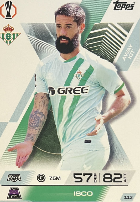 Isco 2026 2026 Topps Match Attax Extra 2026 #113