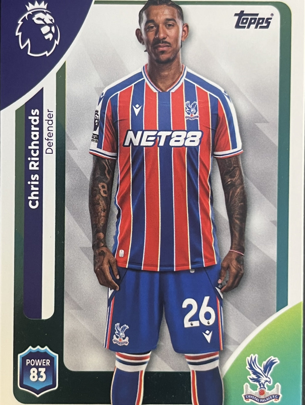 Chris Richards 2026 2026 Topps Premier League #115