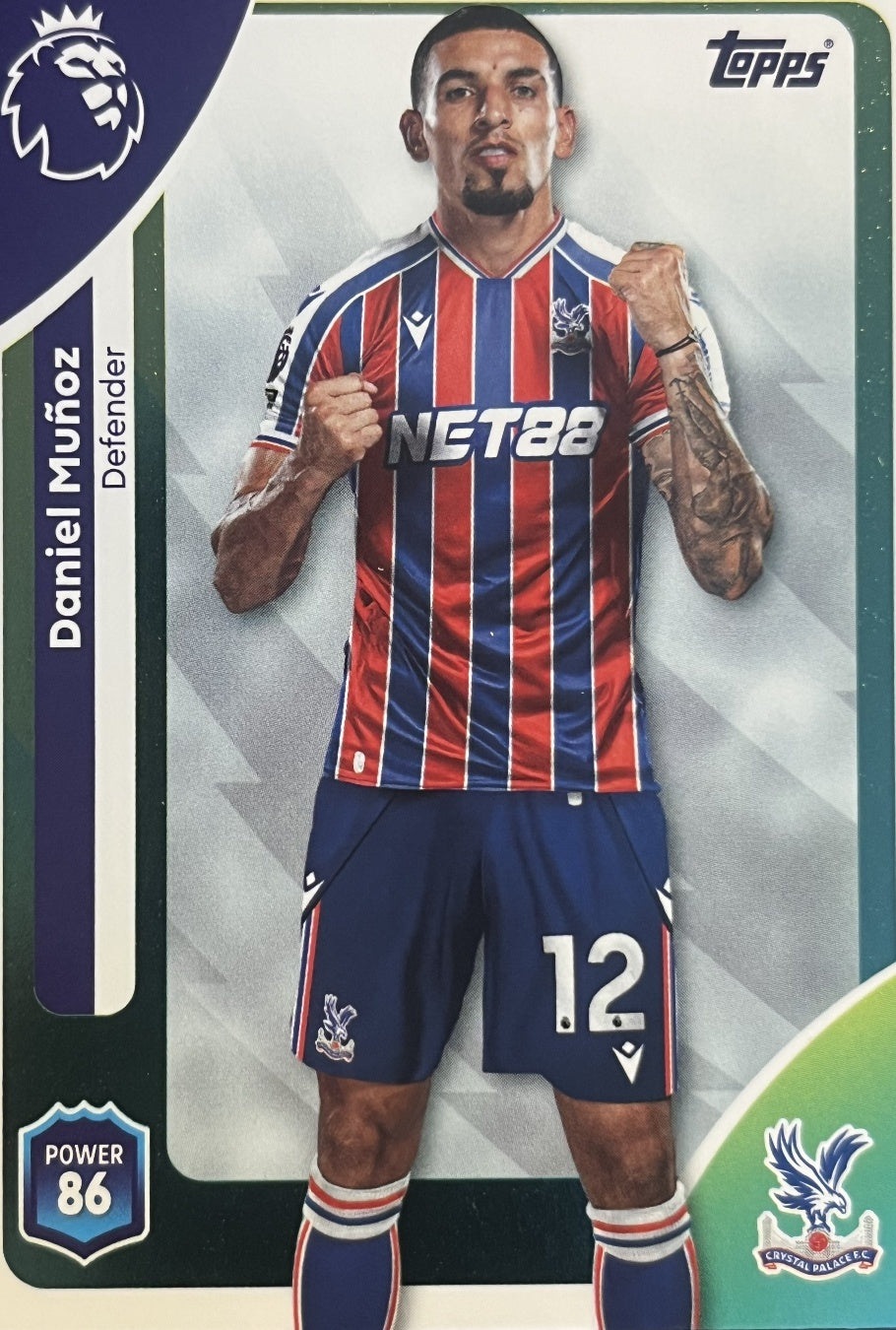 Daniel Muñoz 2026 2026 Topps Premier League #116