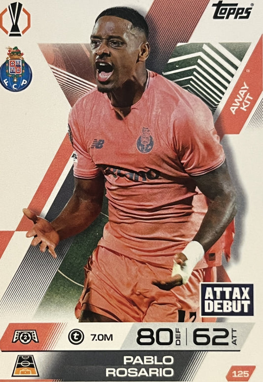 Pablo Rosario 2026 2026 Topps Match Attax Extra 2026 #125