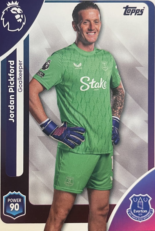Jordan Pickford 2026 2026 Topps Premier League #128