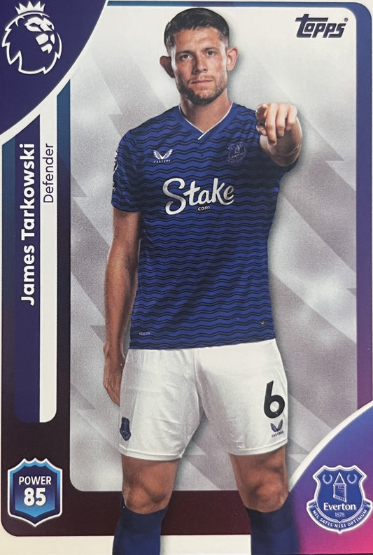 James Tarkowski 2026 2026 Topps Premier League #129