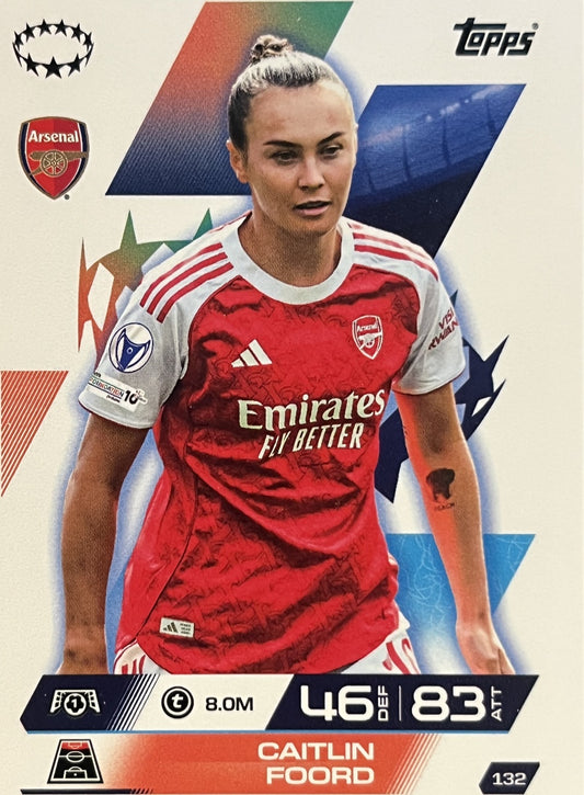 Caitlin Foord 2026 2026 Topps Match Attax Extra 2026 #132