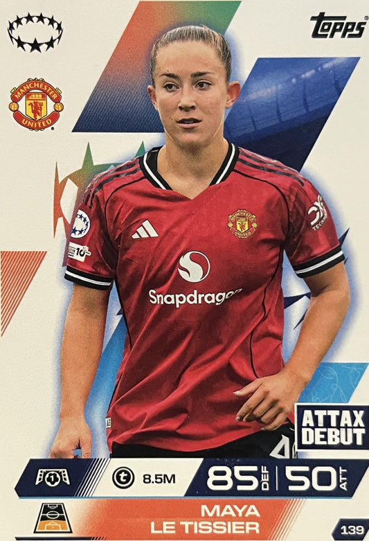 Maya Le Tissier 2026 2026 Topps Match Attax Extra 2026 #139