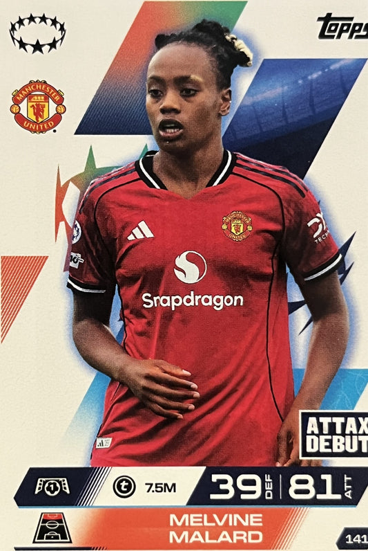 Melvine Malard 2026 2026 Topps Match Attax Extra 2026 #141