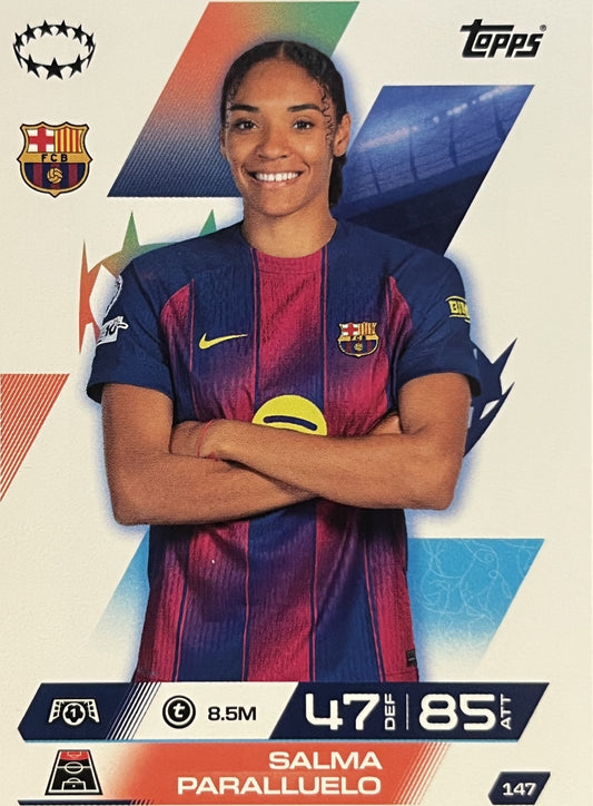 Salma Paralluelo 2026 2026 Topps Match Attax Extra 2026 #147