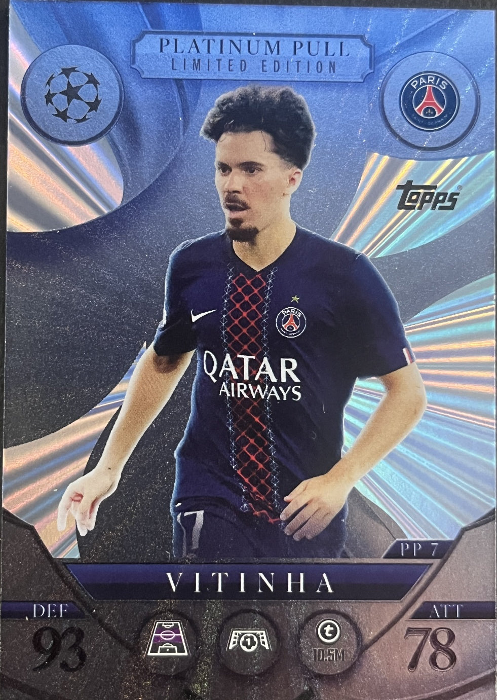 Vitinha 2026 2026 Topps Match Attax Extra 2026 #PP 7