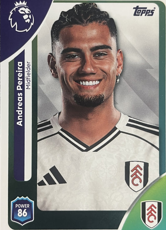 Andreas Pereira 2026 2026 Topps Premier League #153