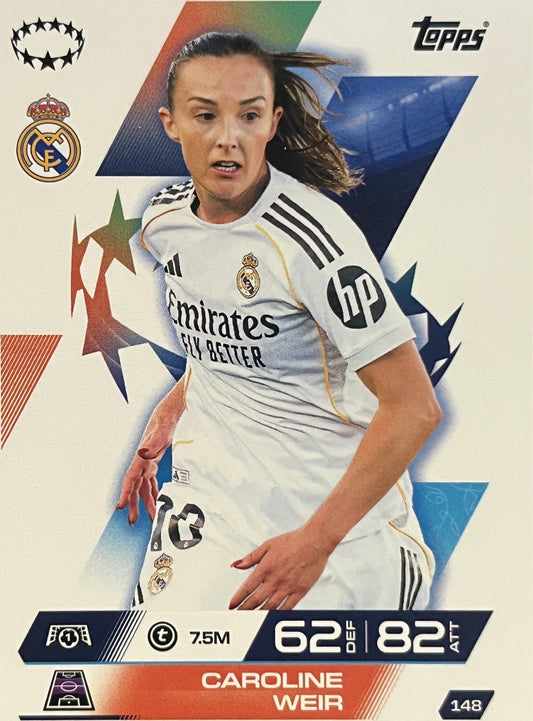 Caroline Weir 2026 2026 Topps Match Attax Extra 2026 #148