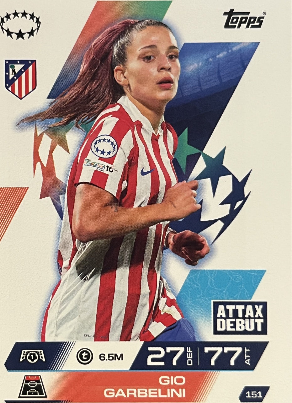 Gio Garbelini 2026 2026 Topps Match Attax Extra 2026 #151