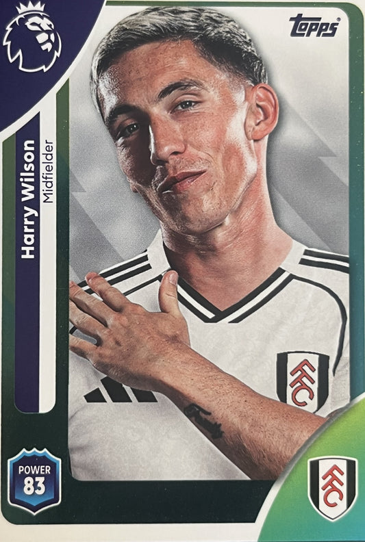 Harry Wilson 2026 2026 Topps Premier League #156