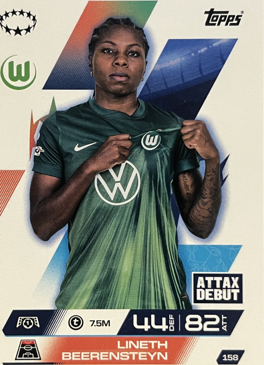 Lineth Beerensteyn 2026 2026 Topps Match Attax Extra 2026 #158