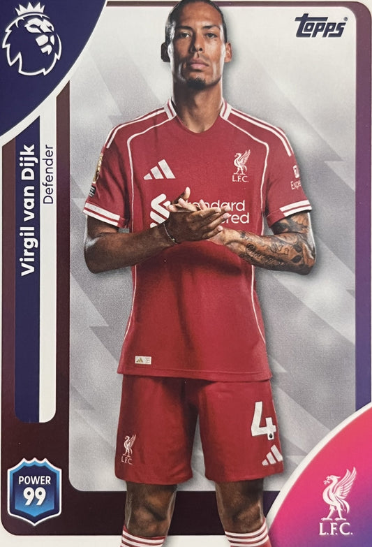 Virgil van Dijk 2026 2026 Topps Premier League #165