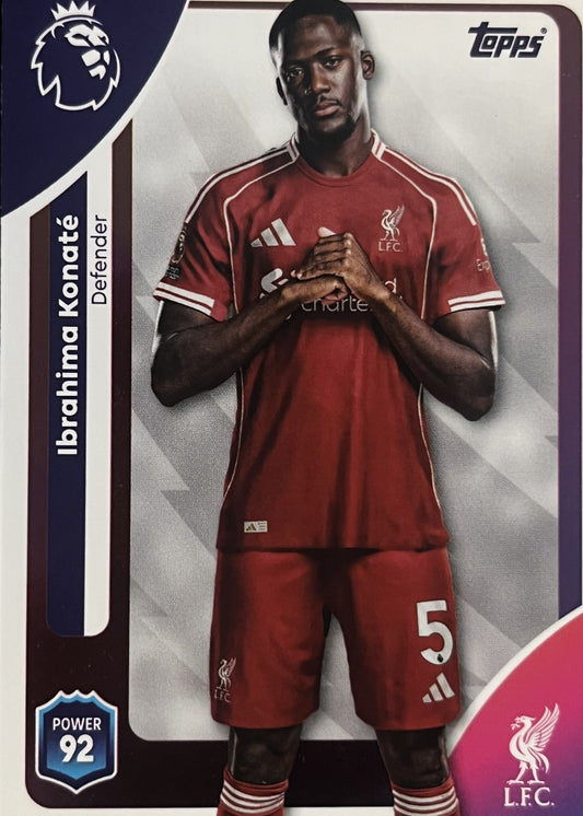 Ibrahima Konaté 2026 2026 Topps Premier League #166