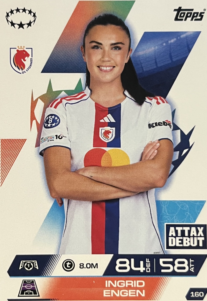 Ingrid Engen 2026 2026 Topps Match Attax Extra 2026 #160