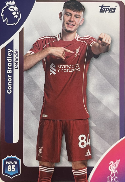 Conor Bradley 2026 2026 Topps Premier League #168