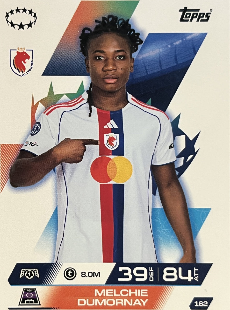 Melchie Dumornay 2026 2026 Topps Match Attax Extra 2026 #162