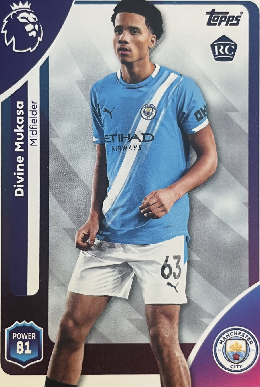 Divine Mukasa 2026 2026 Topps Premier League #186