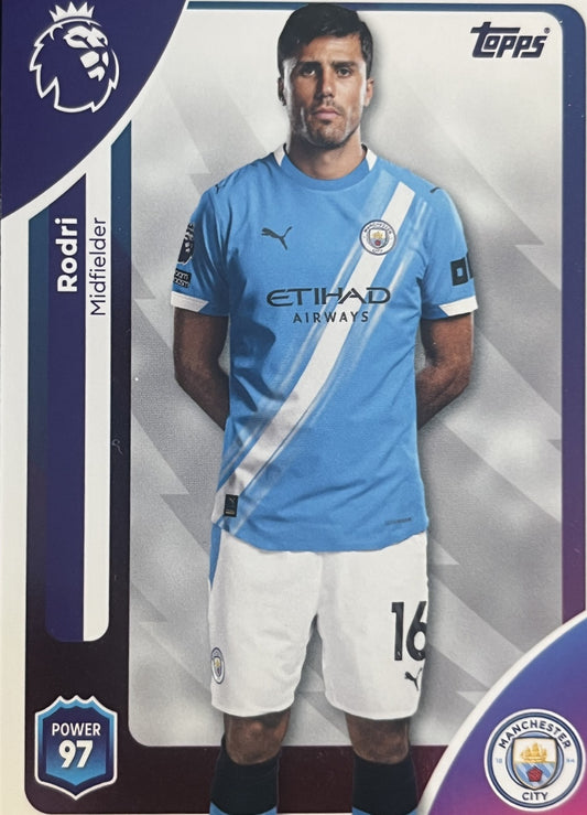 Rodri 2026 2026 Topps Premier League #188