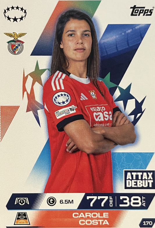 Carole Costa 2026 2026 Topps Match Attax Extra 2026 #170