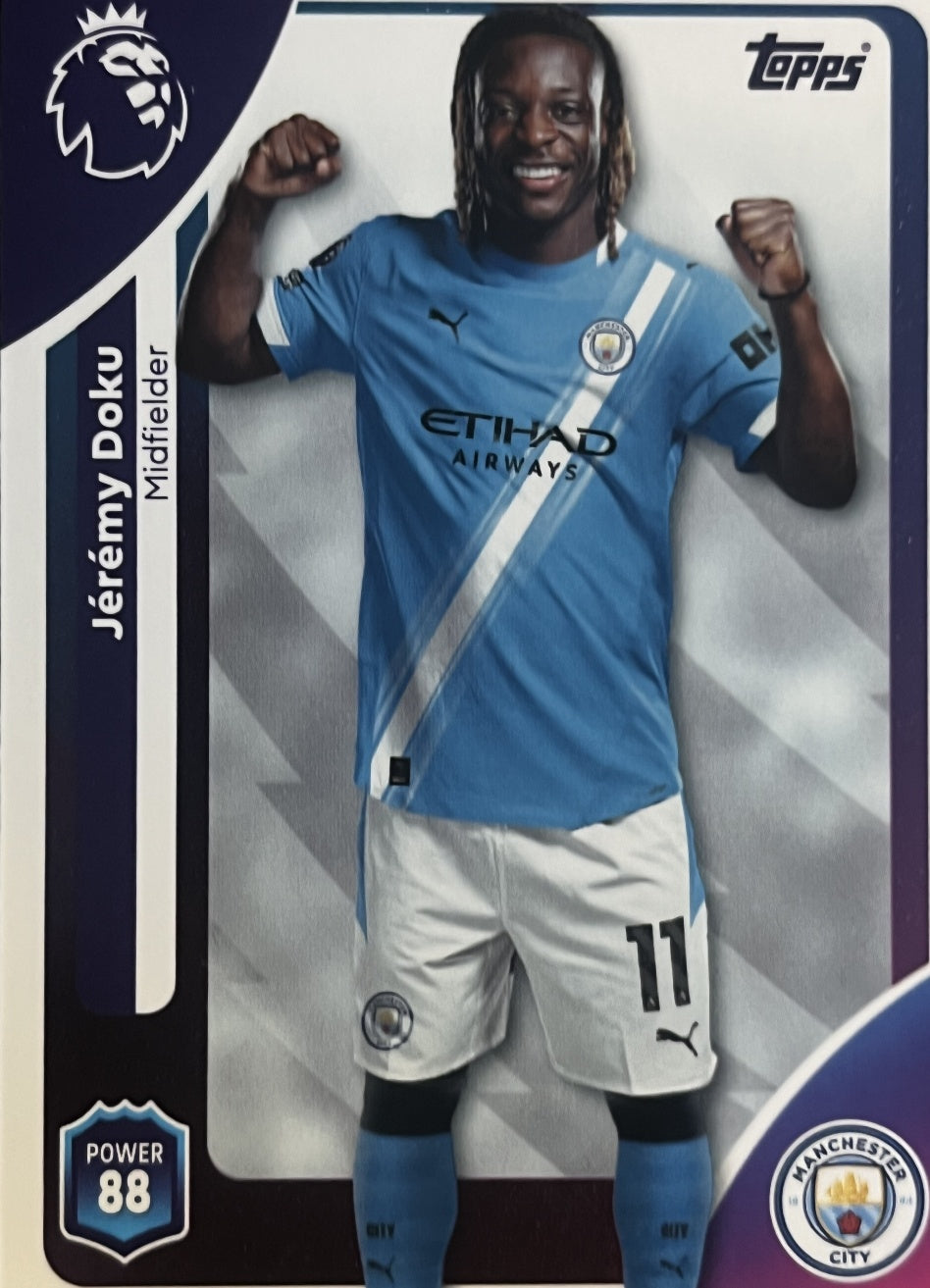 Jérémy Doku 2026 2026 Topps Premier League #189