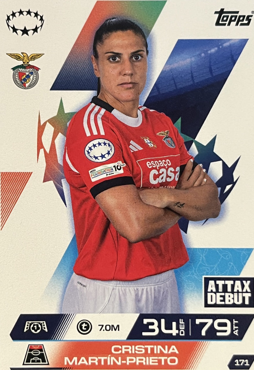 Cristina Martin-Prieto 2026 2026 Topps Match Attax Extra 2026 #171
