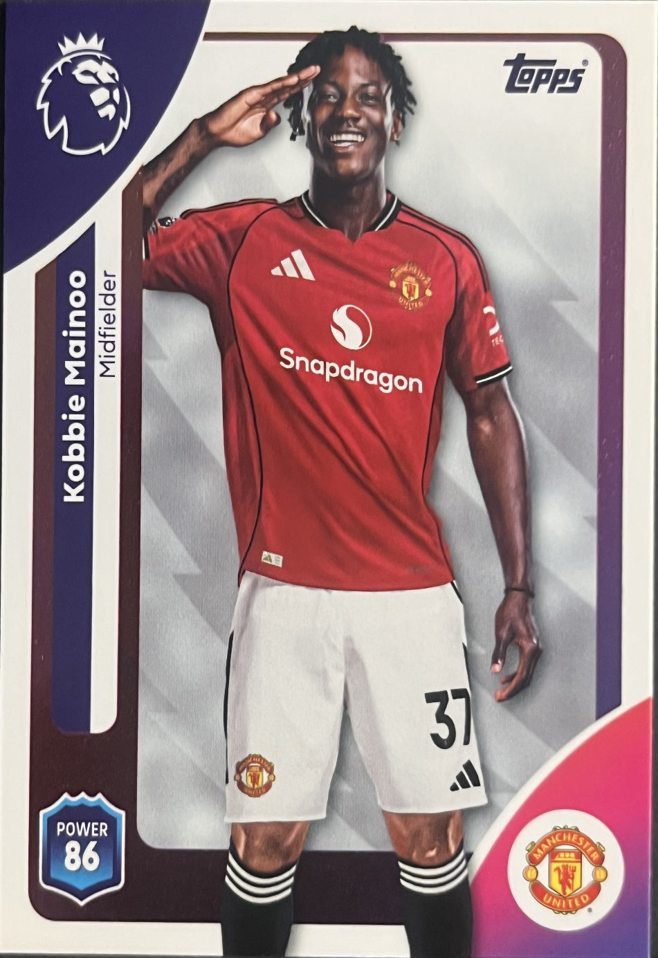 Kobbie Mainoo 2026 2026 Topps Premier League #206