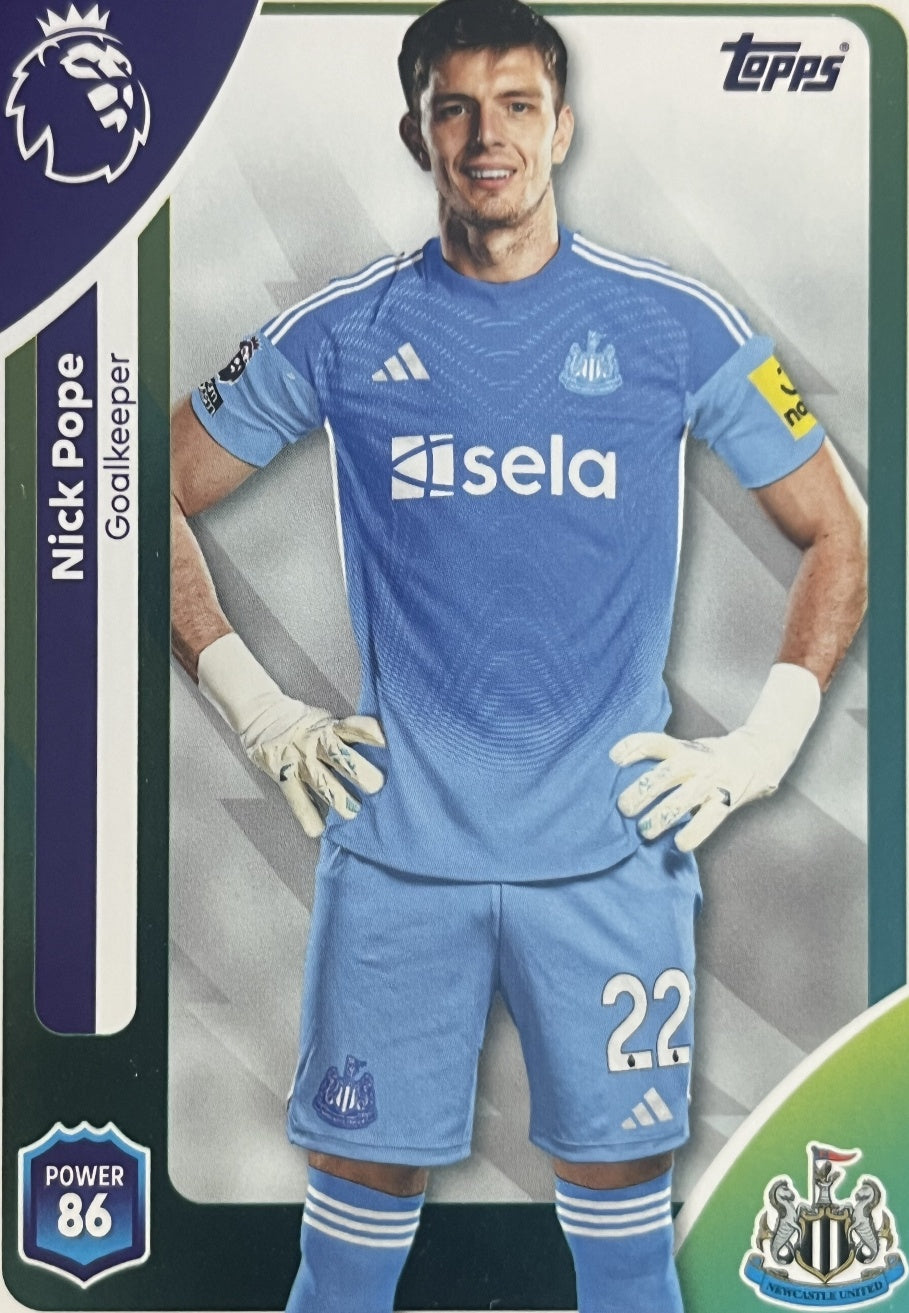 Nick Pope 2026 2026 Topps Premier League #218