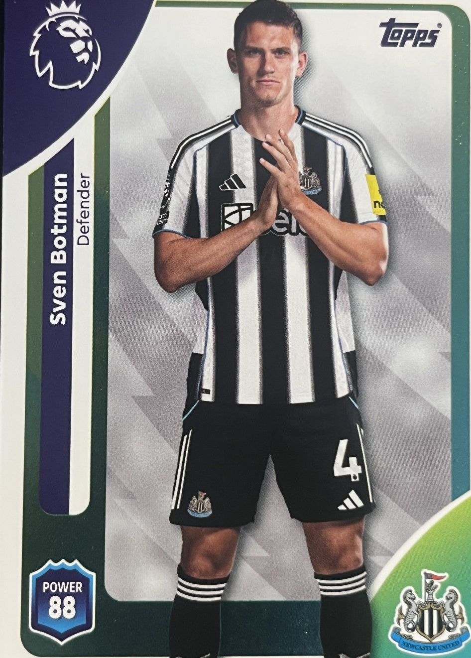Sven Botman 2026 2026 Topps Premier League #220