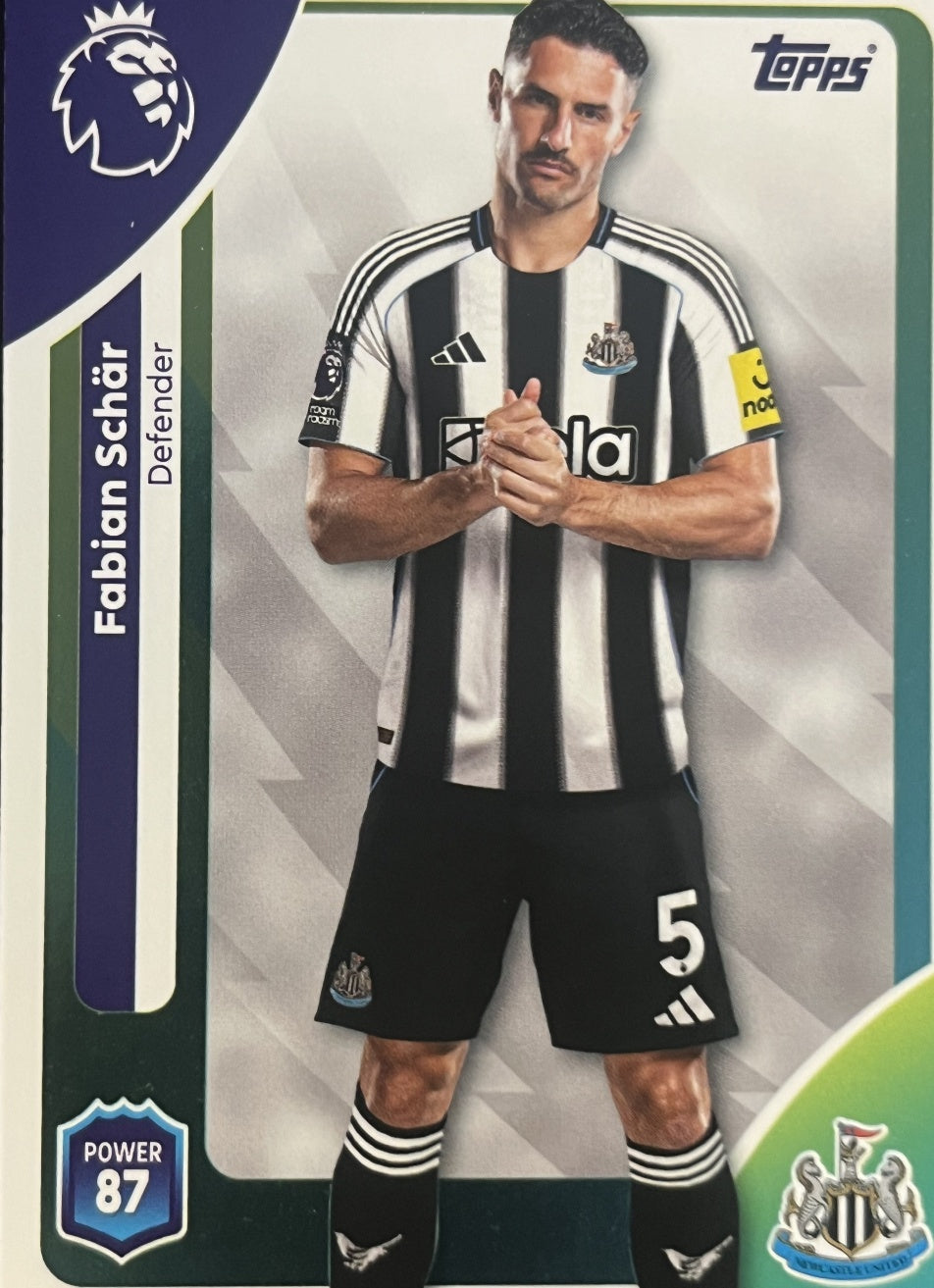 Fabian Schär 2026 2026 Topps Premier League #221