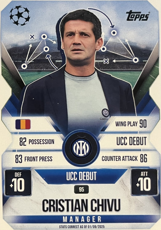 Cristian Chivu 2026 2026 Topps Match Attax Extra 2026 #95