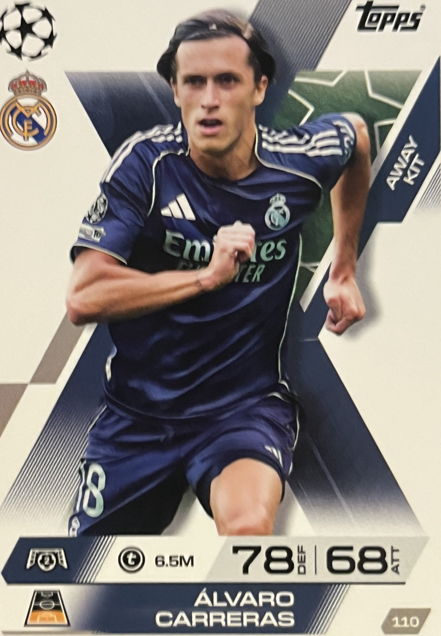Alvaro Carreras 2026 2026 Topps Match Attax Extra 2026 #110