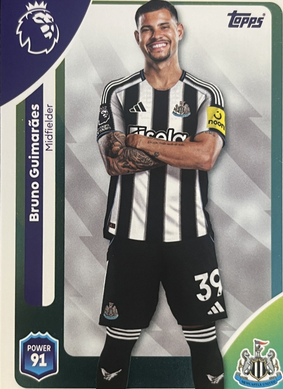 Bruno Guimarães 2026 2026 Topps Premier League #227