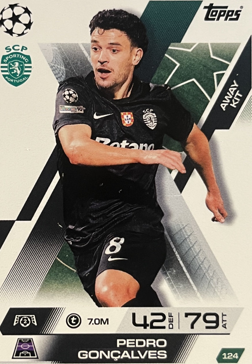 Pedro Goncalves 2026 2026 Topps Match Attax Extra 2026 #124