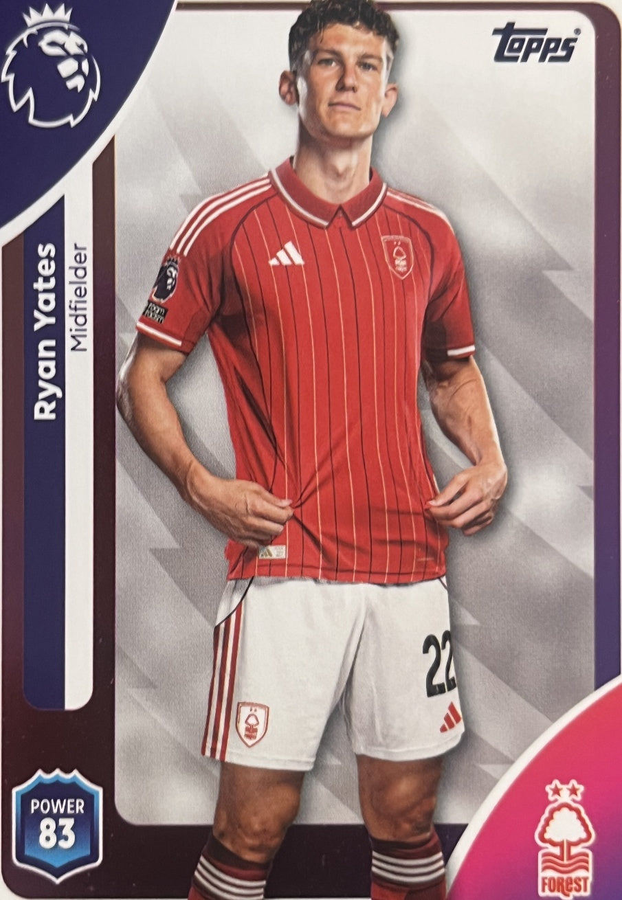 Ryan Yates 2026 2026 Topps Premier League #242