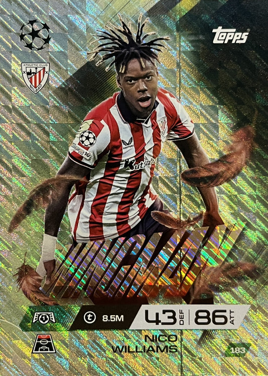 Nico Williams 2026 2026 Topps Match Attax Extra 2026 #183